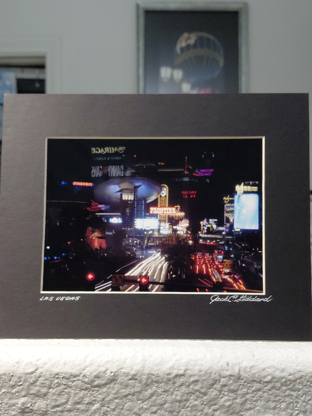 Las Vegas Strip Photo By Jack E. Stiddard 5x7 Photo/8x10 Mat